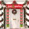 3 Pcs Christmas Decoration Outdoor Porch Sign for Front Yard Hanging Banner,12 x 71 Inch(red green)